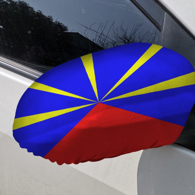 Réunion Car Side Mirror Flag