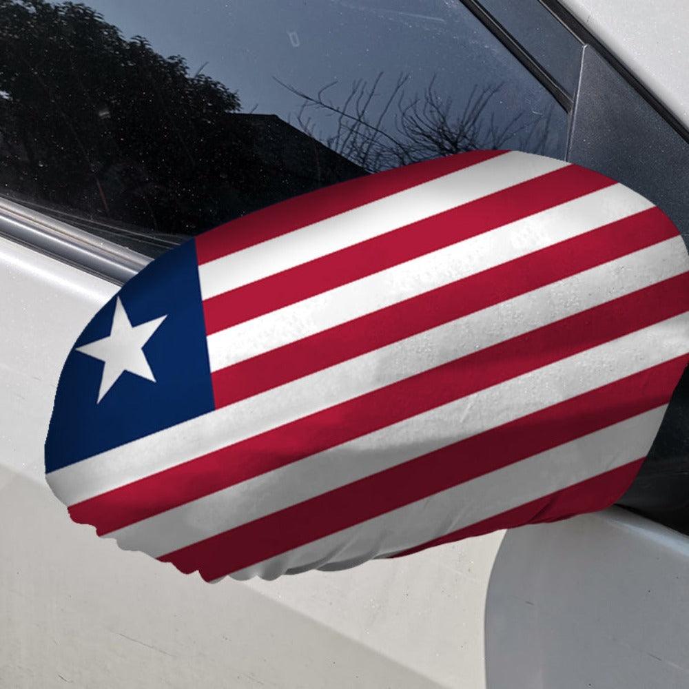 Liberia Car Mirror Flag