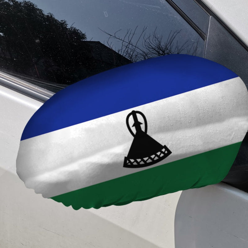 Lesotho Car Side Mirror Flag