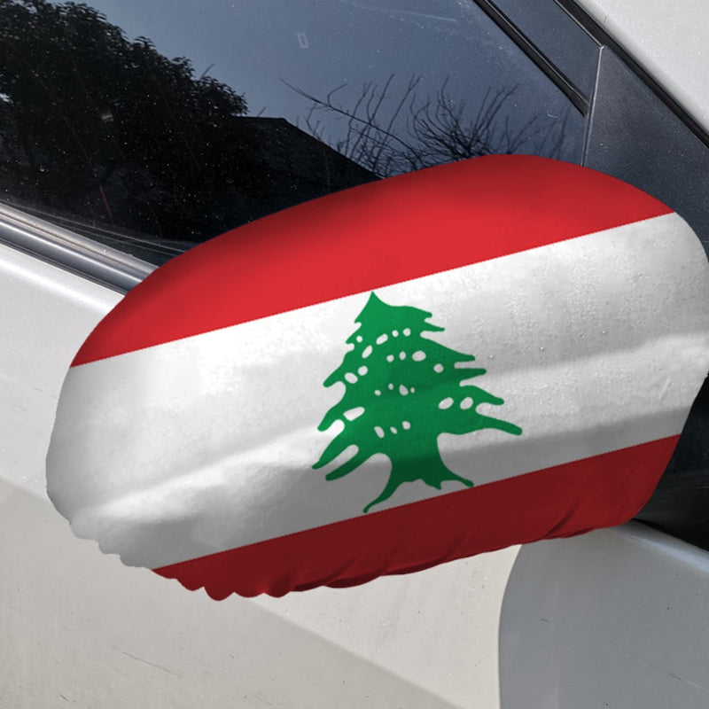 Lebanon Car Side Mirror Flag