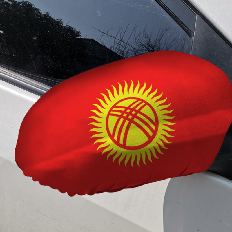 Kyrgyzstan Car Side Mirror Flag