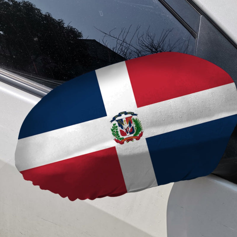 Dominican Republic Car Side Mirror Flag