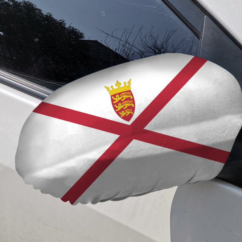 Jersey Car Side Mirror Flag