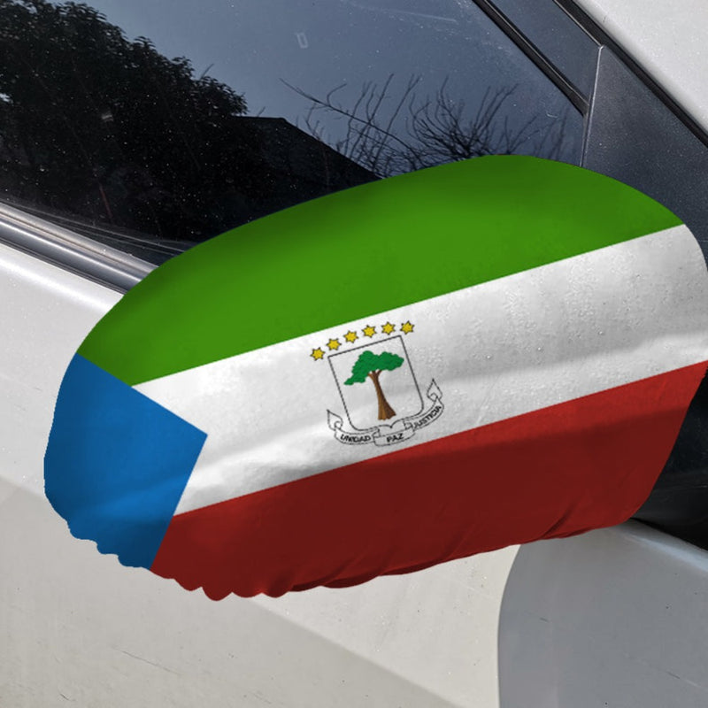 Equatorial Guinea Car Side Mirror Flag