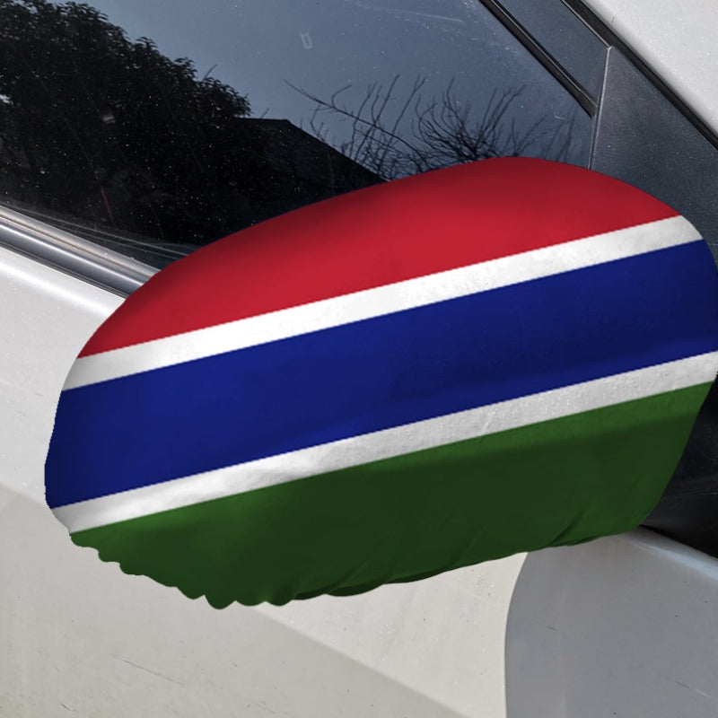 Gambia Car Side Mirror Flag