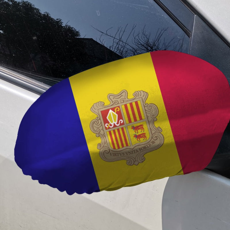 Andorra Car Side Mirror Flag