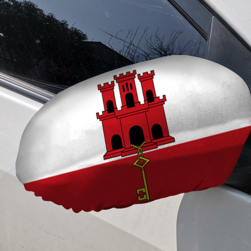 Gibraltar Car Side Mirror Flag