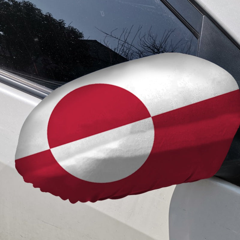 Greenland Car Side Mirror Flag