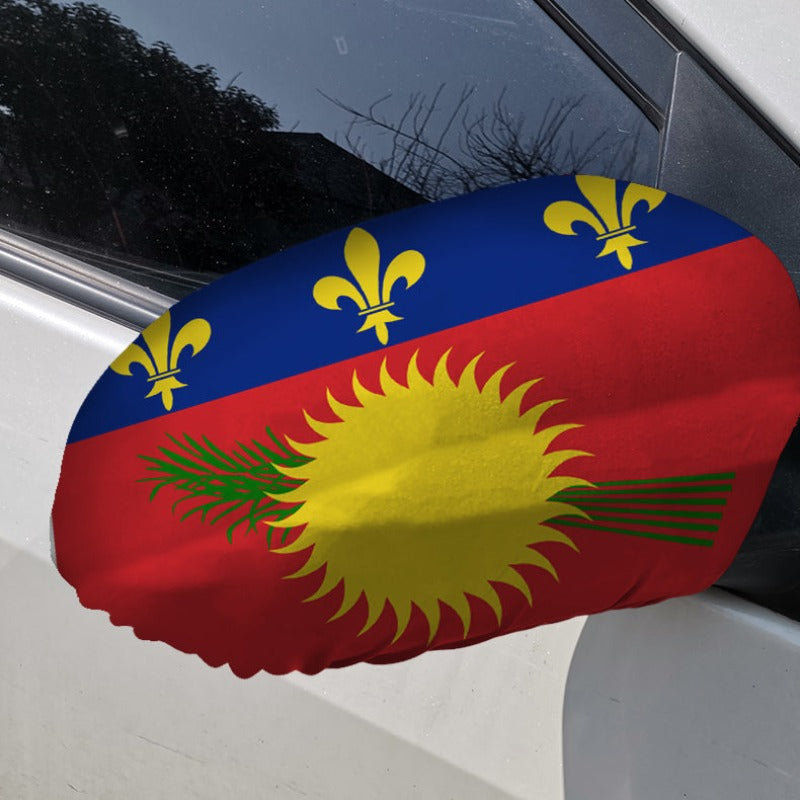 Guadeloupe Car Side Mirror Flag