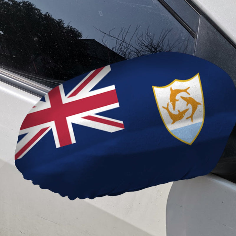 Anguilla Car Side Mirror Flag