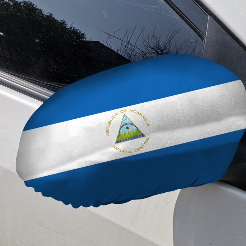 Nicaragua Car Side Mirror Flag