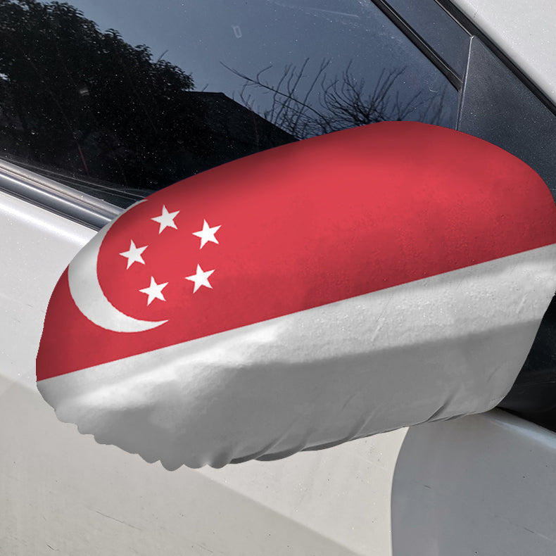 Singapore Car Side Mirror Flag