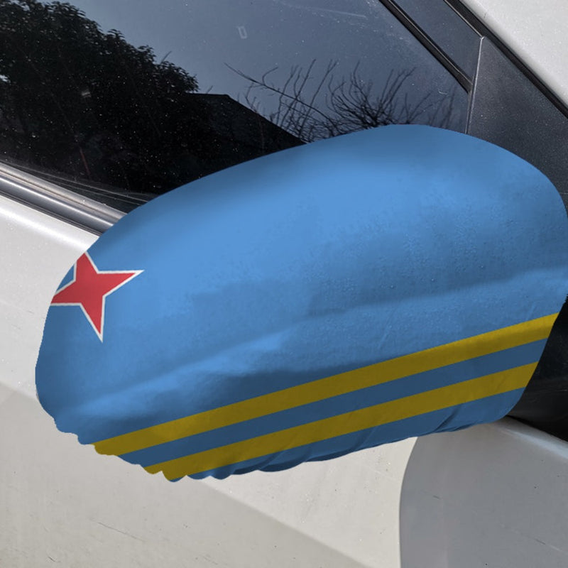 Aruba Car Side Mirror Flag