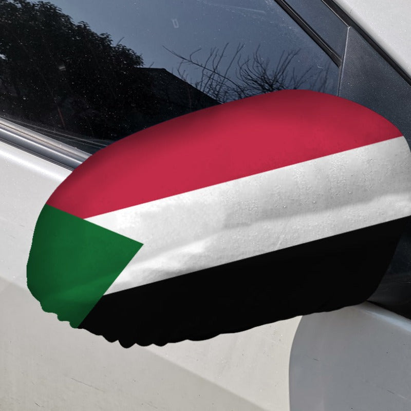 Sudan Car Side Mirror Flag