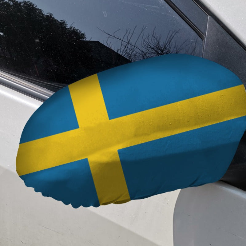 Sweden Car Side Mirror Flag