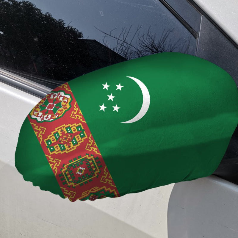 Turkmenistan Car Side Mirror Flag