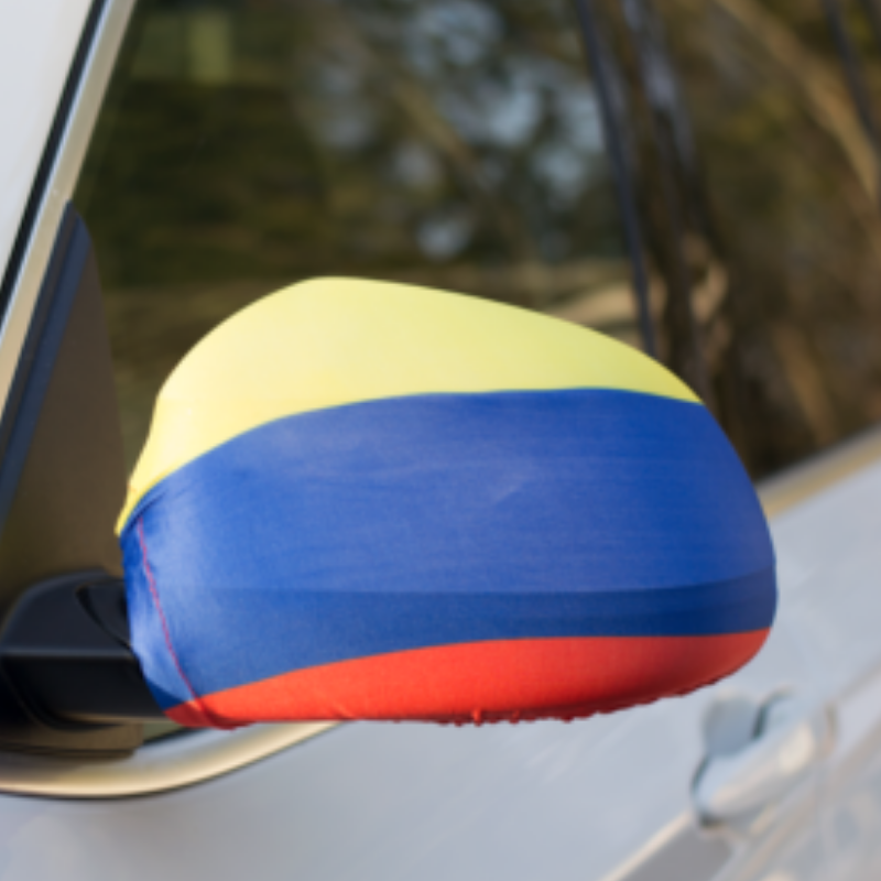 Colombia Car Side Mirror Flag