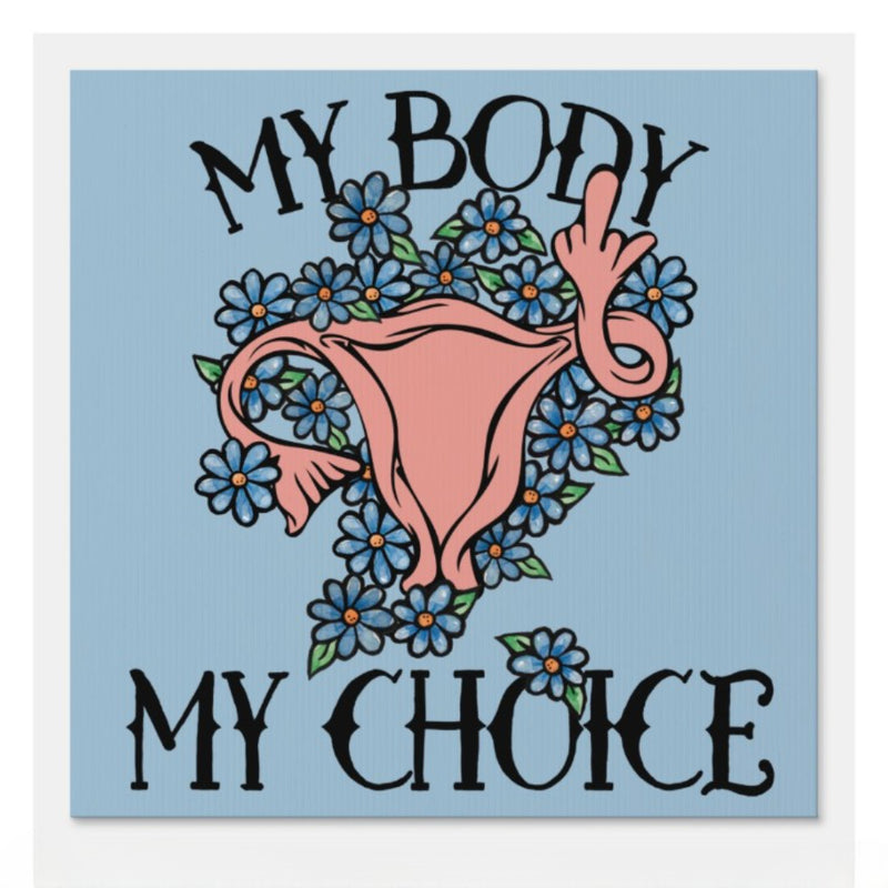 Feminist Pro-Choice My Body My Choice