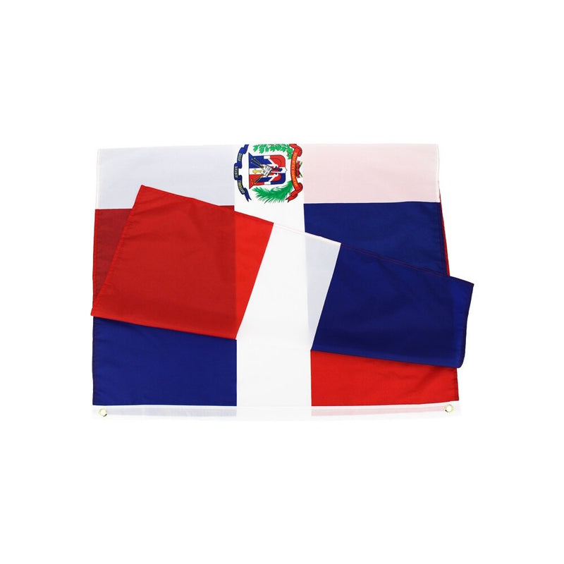 Dominican Republic Flag, All Country Flags, Indoor/ Outdoor Vivid Fade Proof Polyester 90X150cm