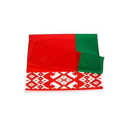 Belarusian Flag, Red Green White, Double Stitched National and Country Flags, UV Resistant 90X150cm