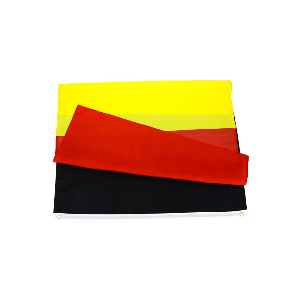 Belgian Flag, Black Yellow Red Tricolor, Country Flags for Parades Home Office, Polyester 90X150cm